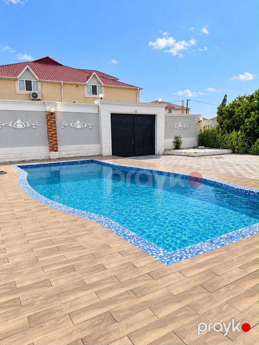 İcarəyə verilir 7 otaqlı həyət evi/bağ evi 600 m² — Ev, villa, Bakı (3)