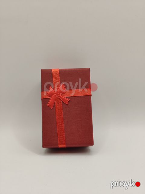 Zinət əşyaları üçün qutu 2025-553, qırmızı, 7.8x5 sm — Bakı