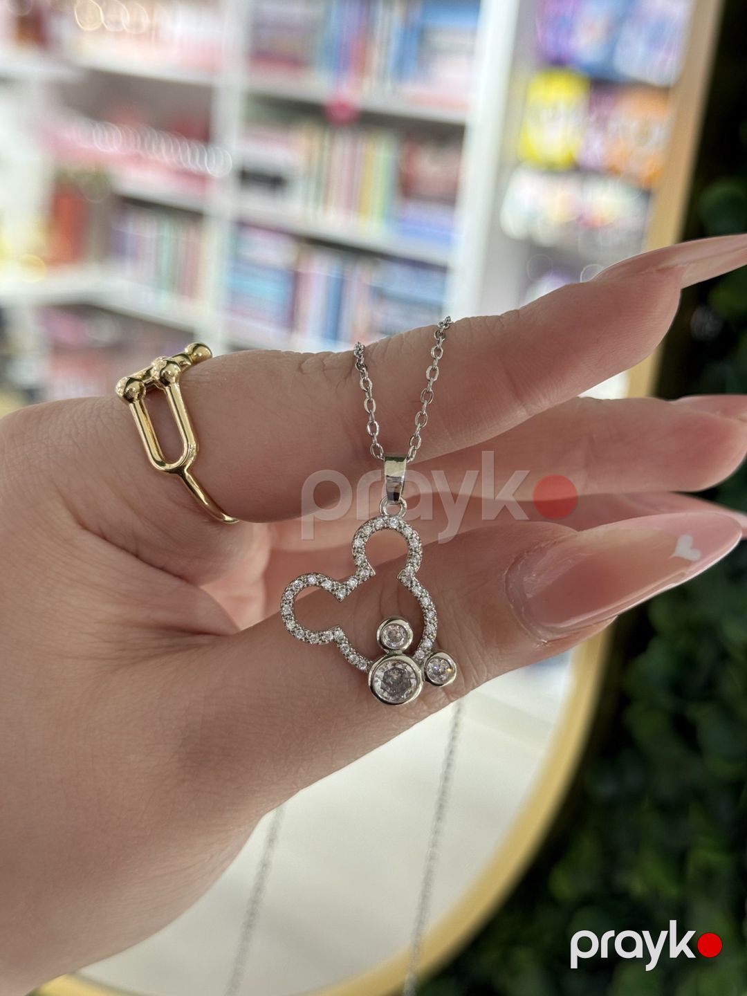 Kulonlu zəncir Mickey Mouse qadınlar üçün 2229794, paslanmayan polad — Mallar, Bakı (2)