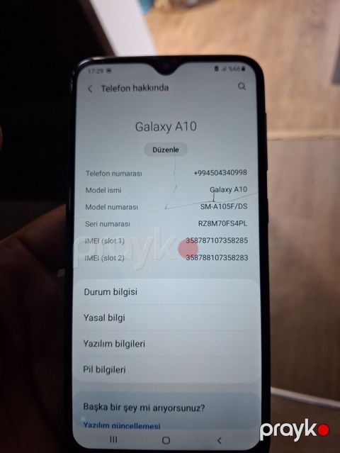 Samsung Galaxy A10, 32 GB, İki sim kartlı — Bakı