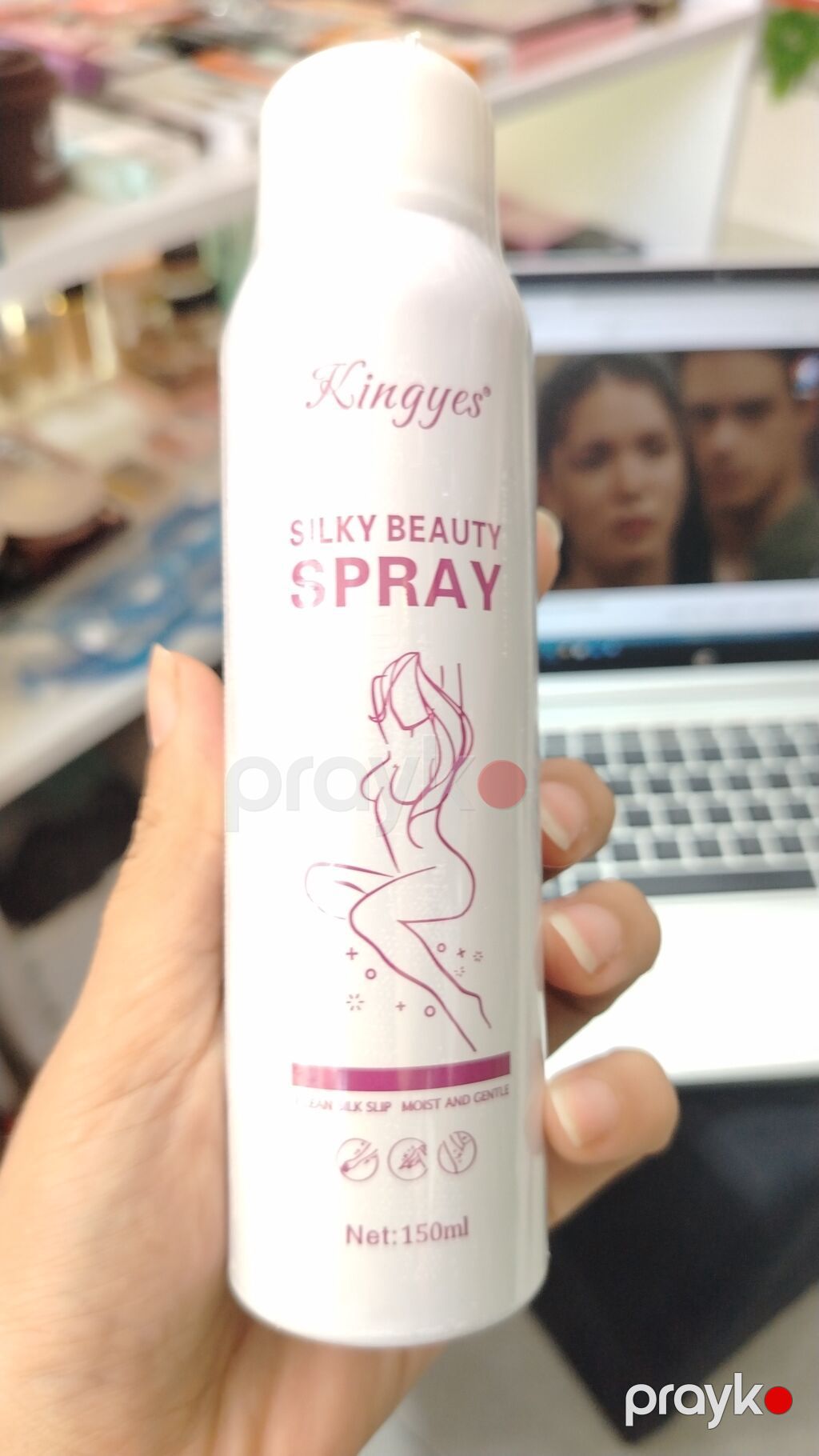Kingyes Silky Beauty Spray – 150 ml - Funksiyası: Bədəndəki tük və — Bədən qayığı, Bakı (5)