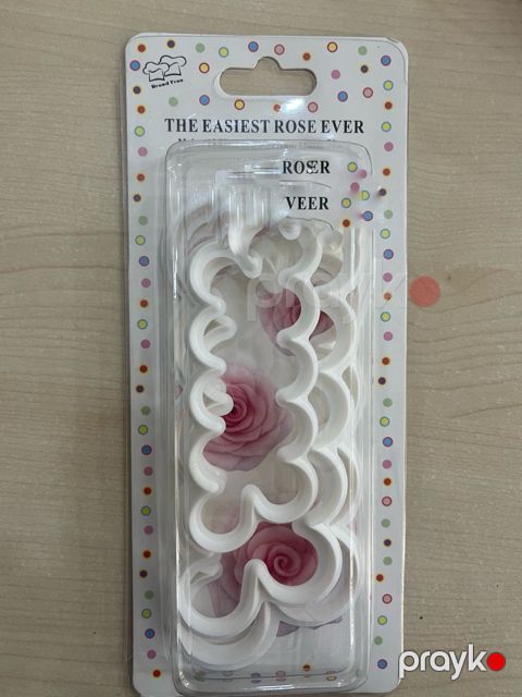 Kəsici dəsti Gül, plastik, ağ — Bakı
