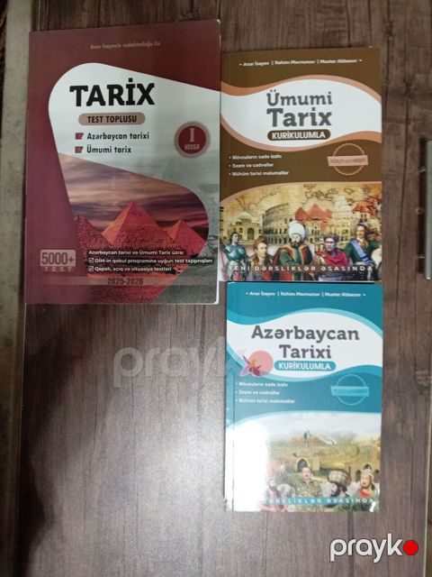 Məhsul: Tarix üzrə hazırlıq dəstəsi (3 kitab) İşlənməyib 3 nə 38 manat — Masazır