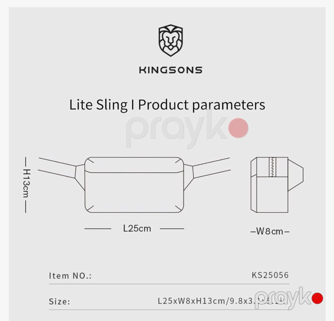Kingsons Urban Ride Lite Sling çantası — Şəxsi əşyalar, Bakı (2)