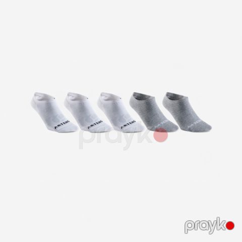 İdman corabları Decathlon 8802112, ağ/boz, ölçü 35-38, 5 əd — Bakı