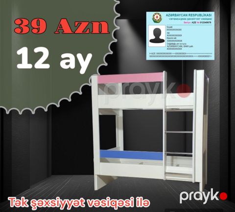 İkimərtəbəli çarpayı — Bakı