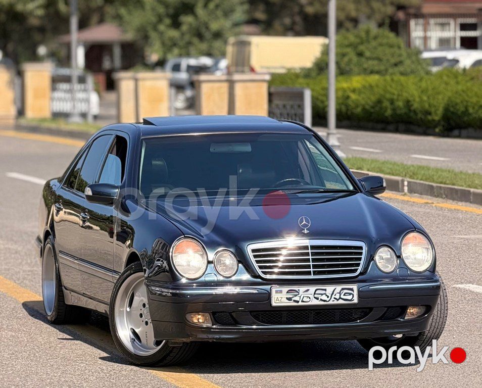 Mercedes E 320, 3.2 L, 2000 il, 327 000 km — Avtomobillər, Bakı (3)
