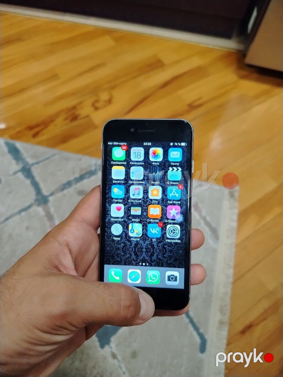 Apple iPhone 6 Space Gray 16GB — Smartfonlar, Bakı (2)
