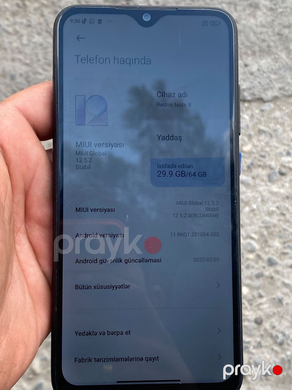 Xiaomi Mi 8 Pro, 64 GB, rəng - Göy, Sensor, Barmaq izi, İki sim kartlı — Xiaomi, Digah (4)
