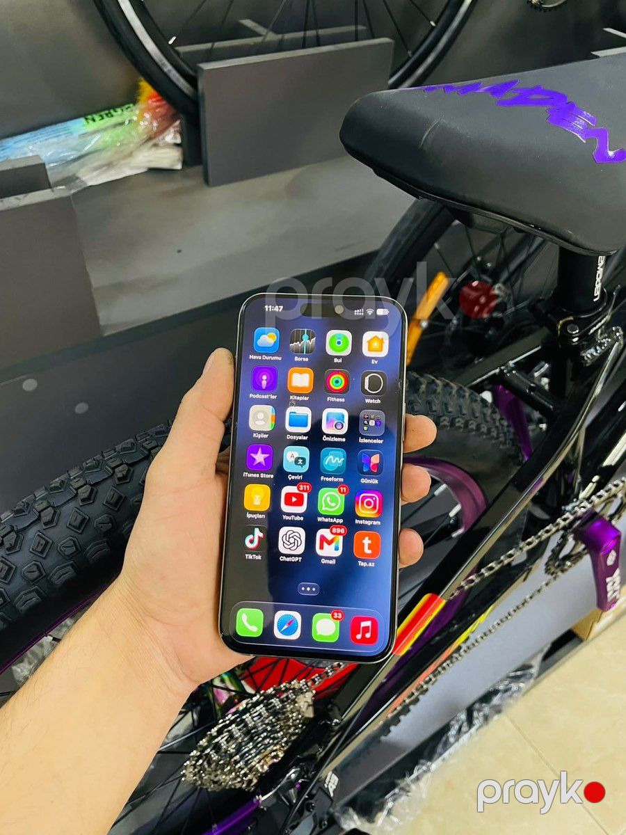 Apple iPhone 15 Pro Max Black Titanium 256GB/8GB — Smartfonlar, Bakı (7)