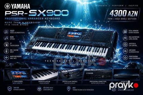 Sintezator, Yamaha, Yeni, Pulsuz çatdırılma — Bakı