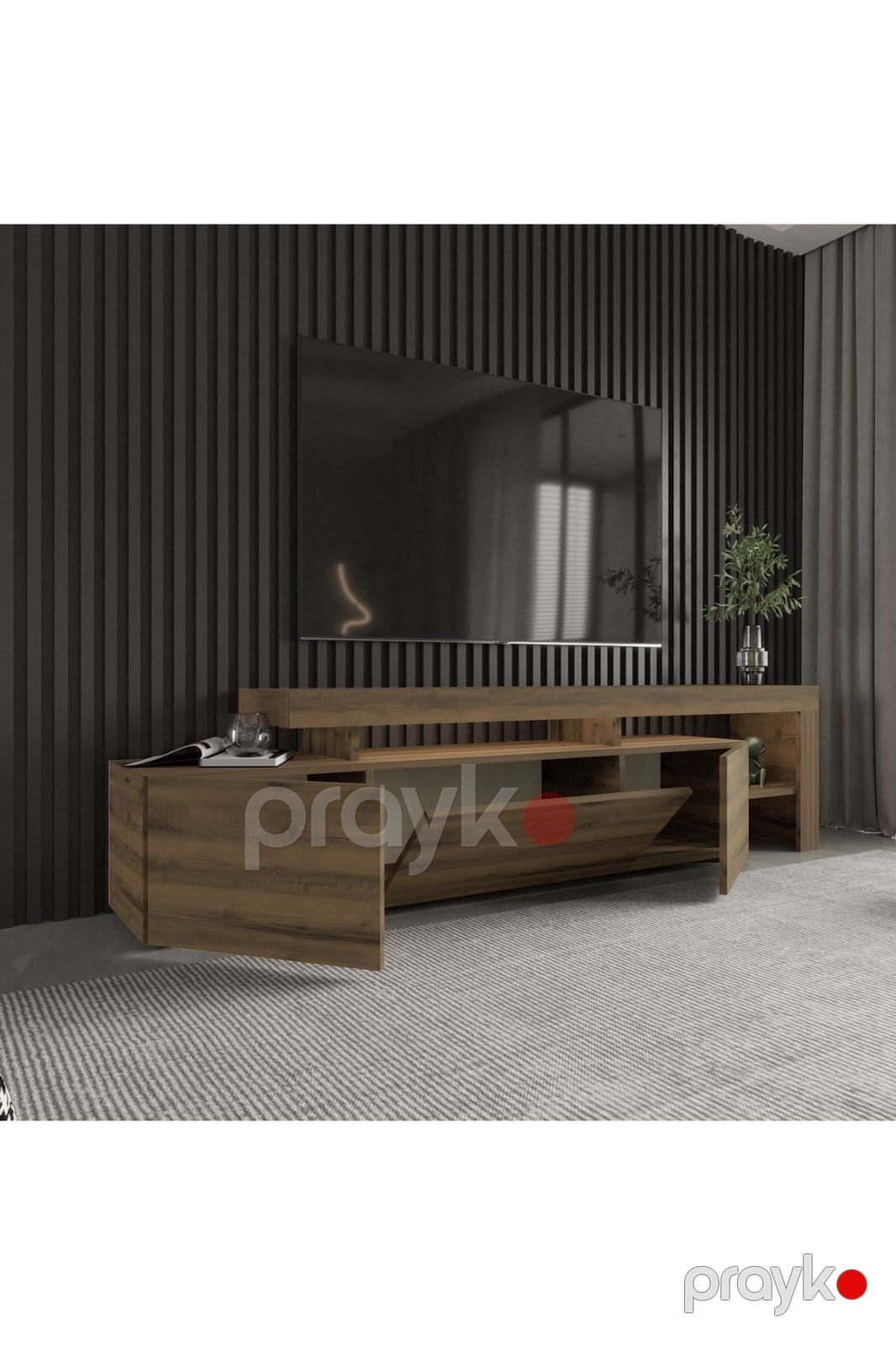 Tv üçün tumba EV13900635, Ldsp, 53x192x37 sm — Mallar, Bakı (2)