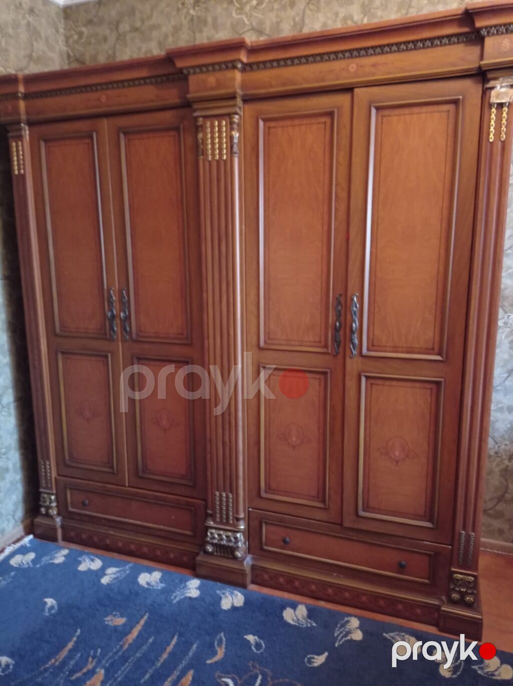 Klassik üslubda yataq otağı mebeli dəsti - Material: təbii ağac — Yataq otağı mobilya dəstləri, Digah (4)