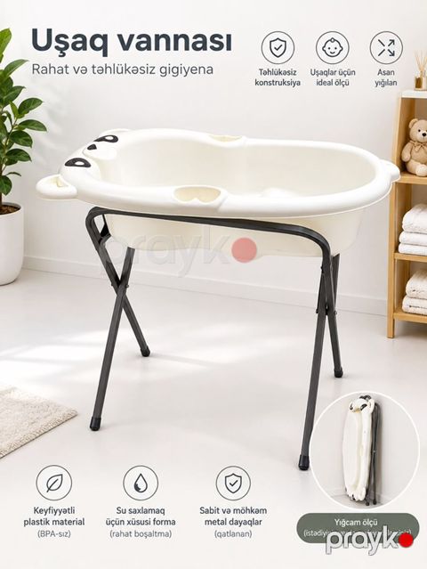 Uşaq vannası satılır — Mothercare-dən baha qiymətə alınıb