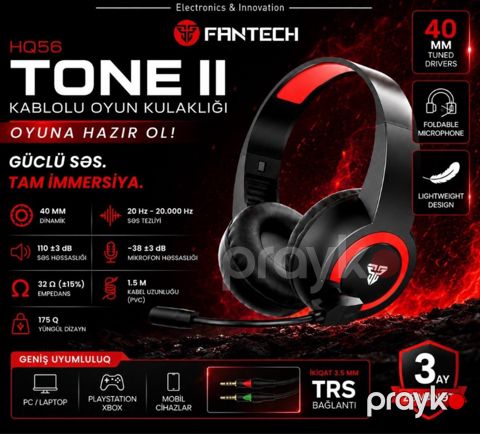 Fantech HQ56 Tone II Kablolu Oyun Kulaklığı — Bakı
