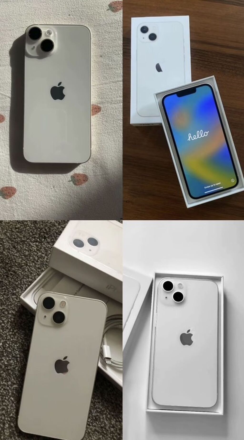 IPhone 13, 128 GB, Ağ — Apple iPhone, Mingəçevir (3)