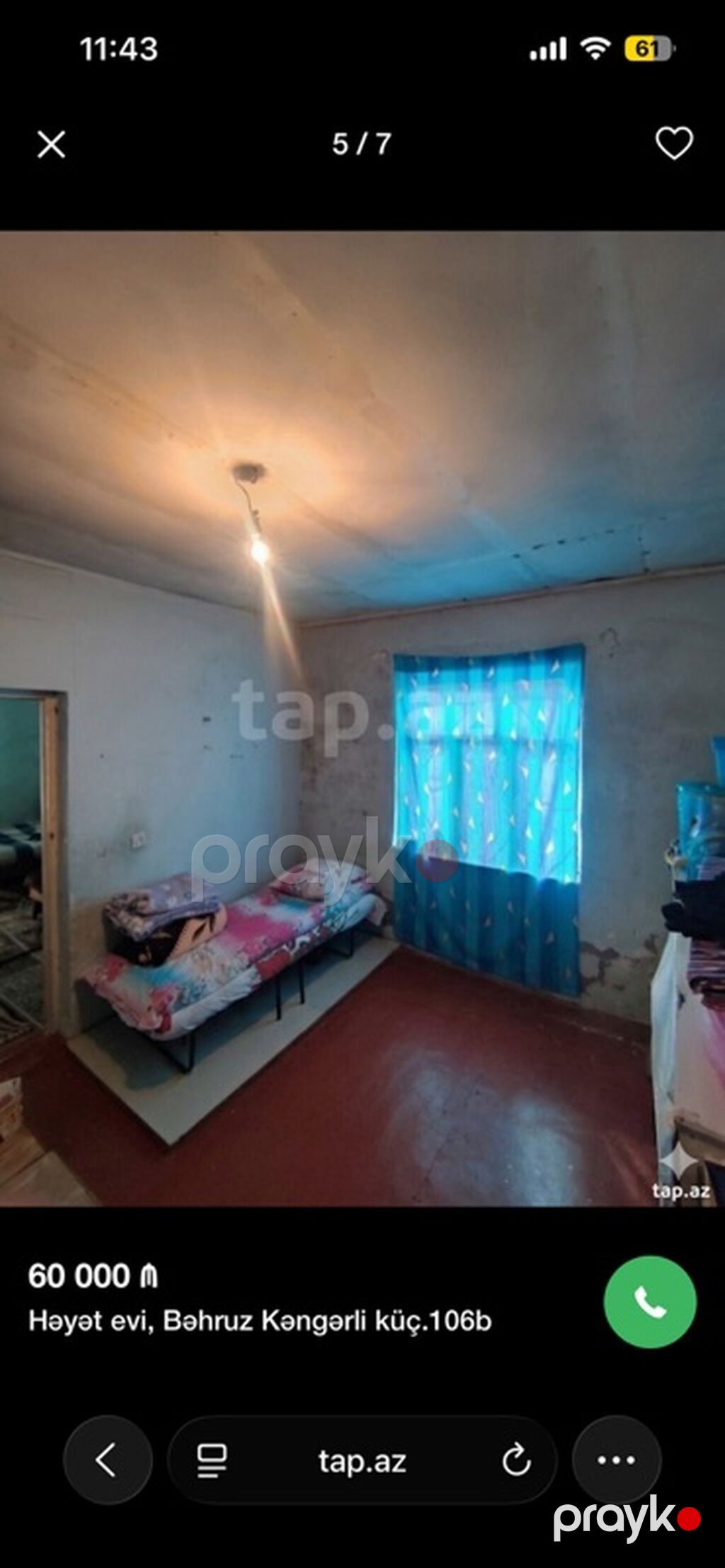 Həyət evi – Bəhruz Kəngərli küç. 106b - Ünvan: Bəhruz Kəngərli — Ev, villa, Digah (5)