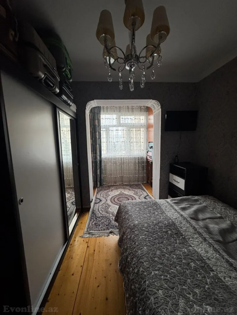 Satılır 3 otaqlı Mənzil Köhnə tikili 85 m² Bakı, Xətai r., Həzi Aslanov m — Mənzil, Bakı (8)