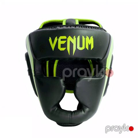 Boks dəbilqəsi Venum Elite Fosfor Professional, qara, ölçü XL — Bakı