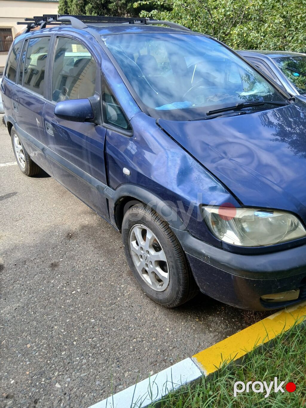 Opel Zafira A, mavi rəng, 7 yerlik kompakt miniven. Opel Zafira.İli — Avtomobillər, Gəncə (3)