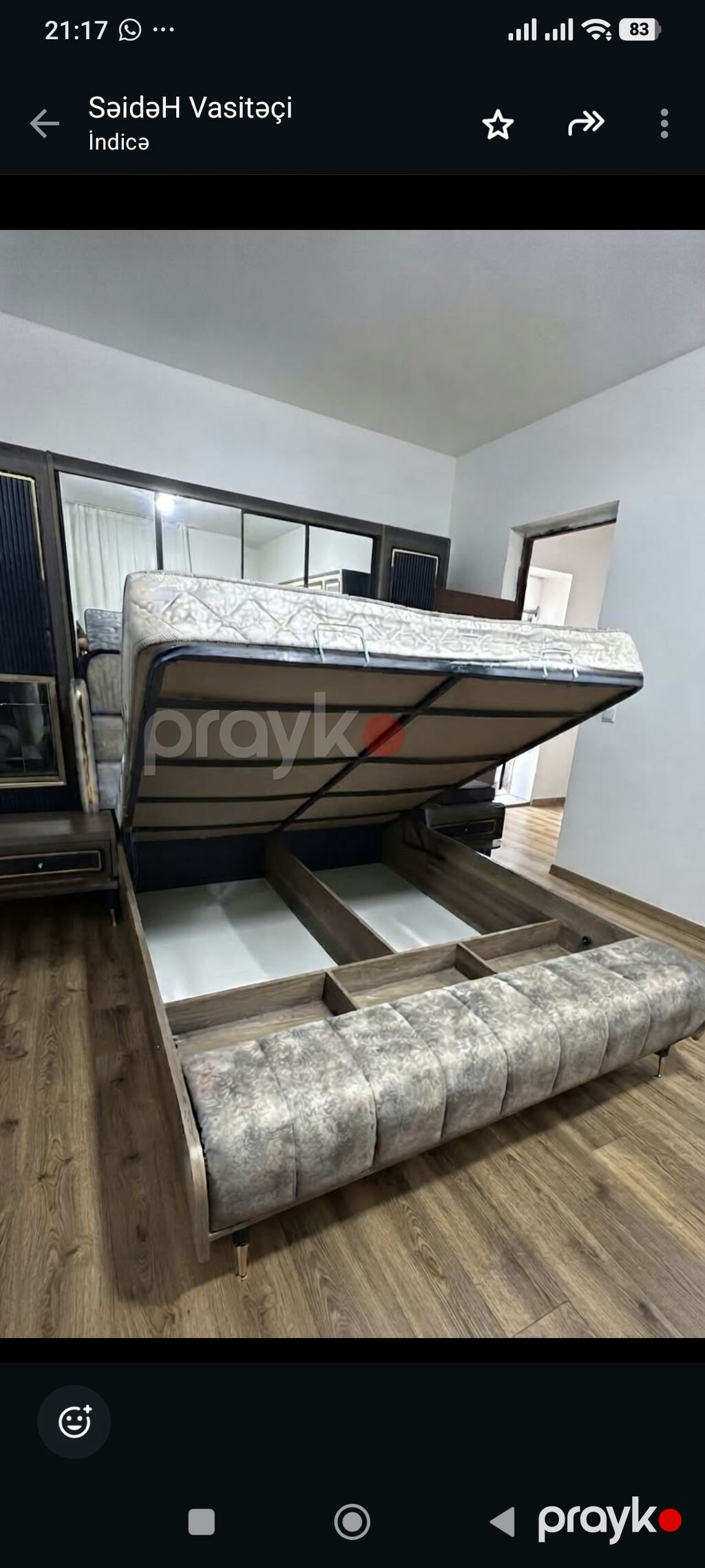 Bazali yataq desti 1600 manat *Çatdirilma quraşdırılma yaxin erazilere — Yataq otağı mobilya dəstləri, Bakı (7)