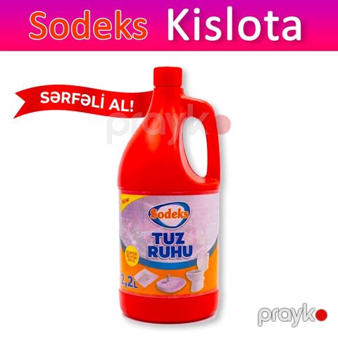 Hamam üçün təmizləyici vasitə Sodeks Tuz Ruhu 2.2 l — Bakı