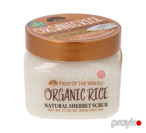 Skrab Wokali Organic Rice Natural Sherbet Scrub 600 q — Bakı
