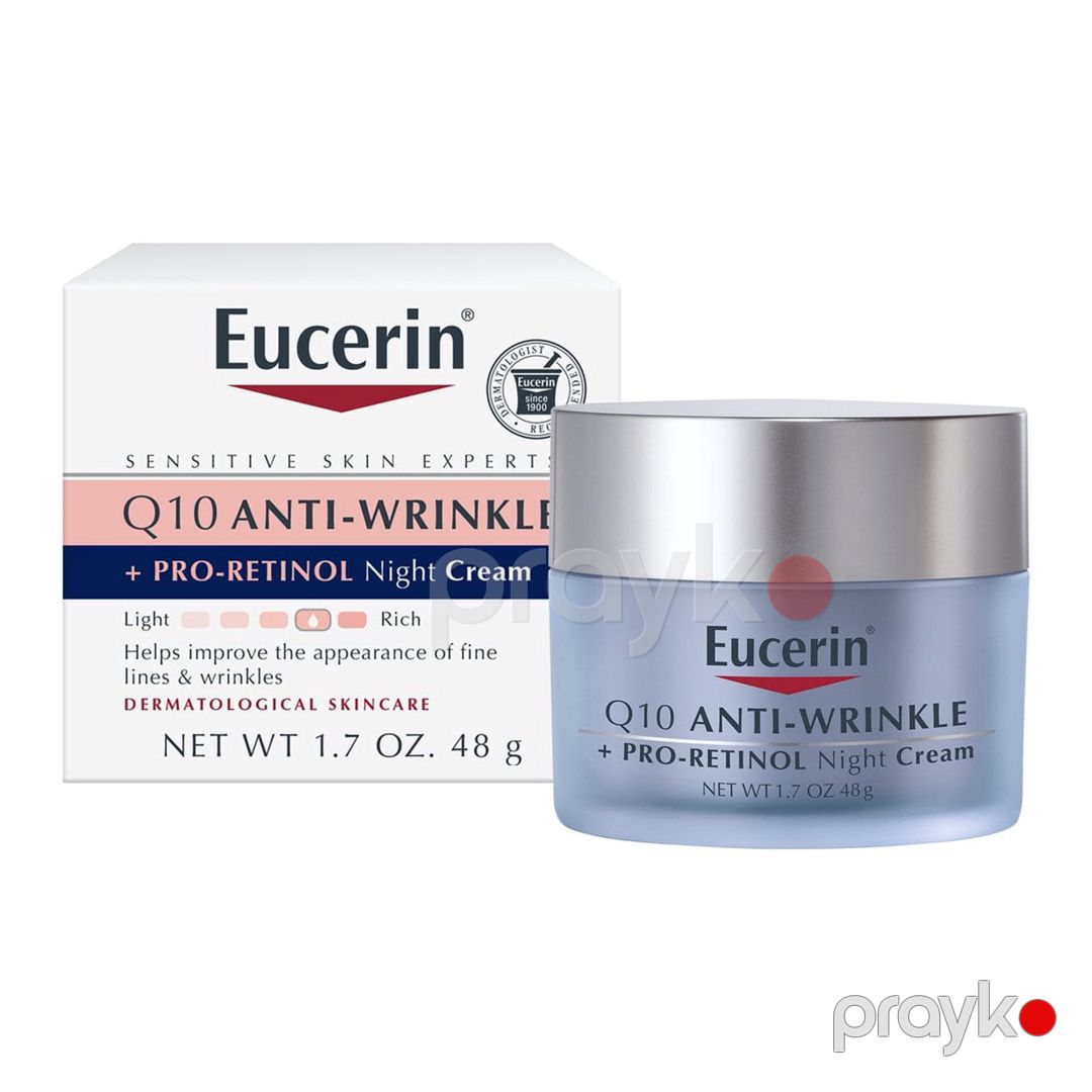 Üz üçün gecə kremi Eucerin Q10 Anti-Wrinkle + Pro-Retinol 48 q — Mallar, Bakı