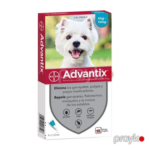 Itlər üçün antiparazitar dərman Advantix, 4-10 kq, 1 ml, qiymət 1 ədəd üçündür — Bakı