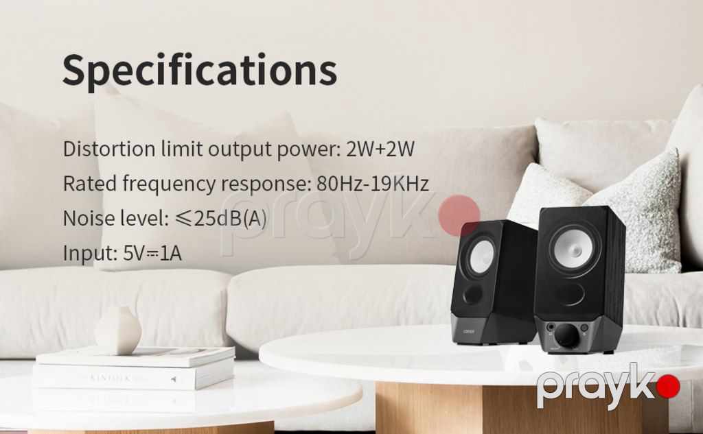 Bluetooth dinamiklər "Edifier R19BT 2.0 PC" — Səs texnikası, Bakı (4)