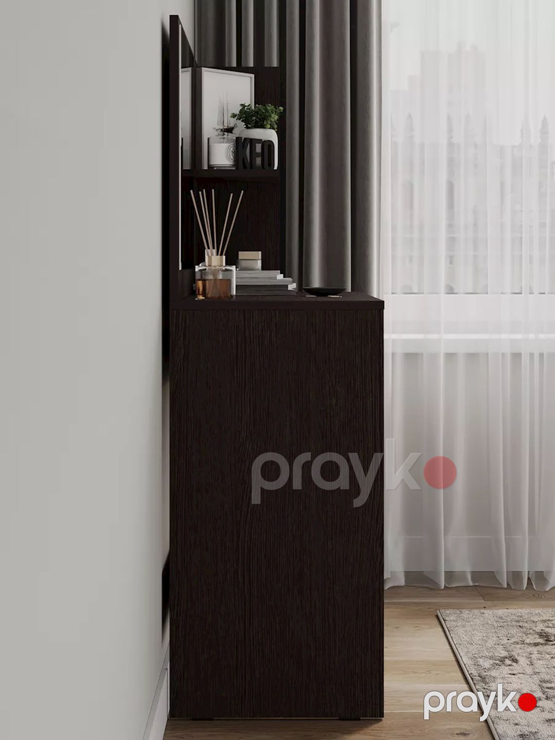 Kosmetika masası 130x40x65 sm, Ldsp, venge — Mallar, Bakı (3)