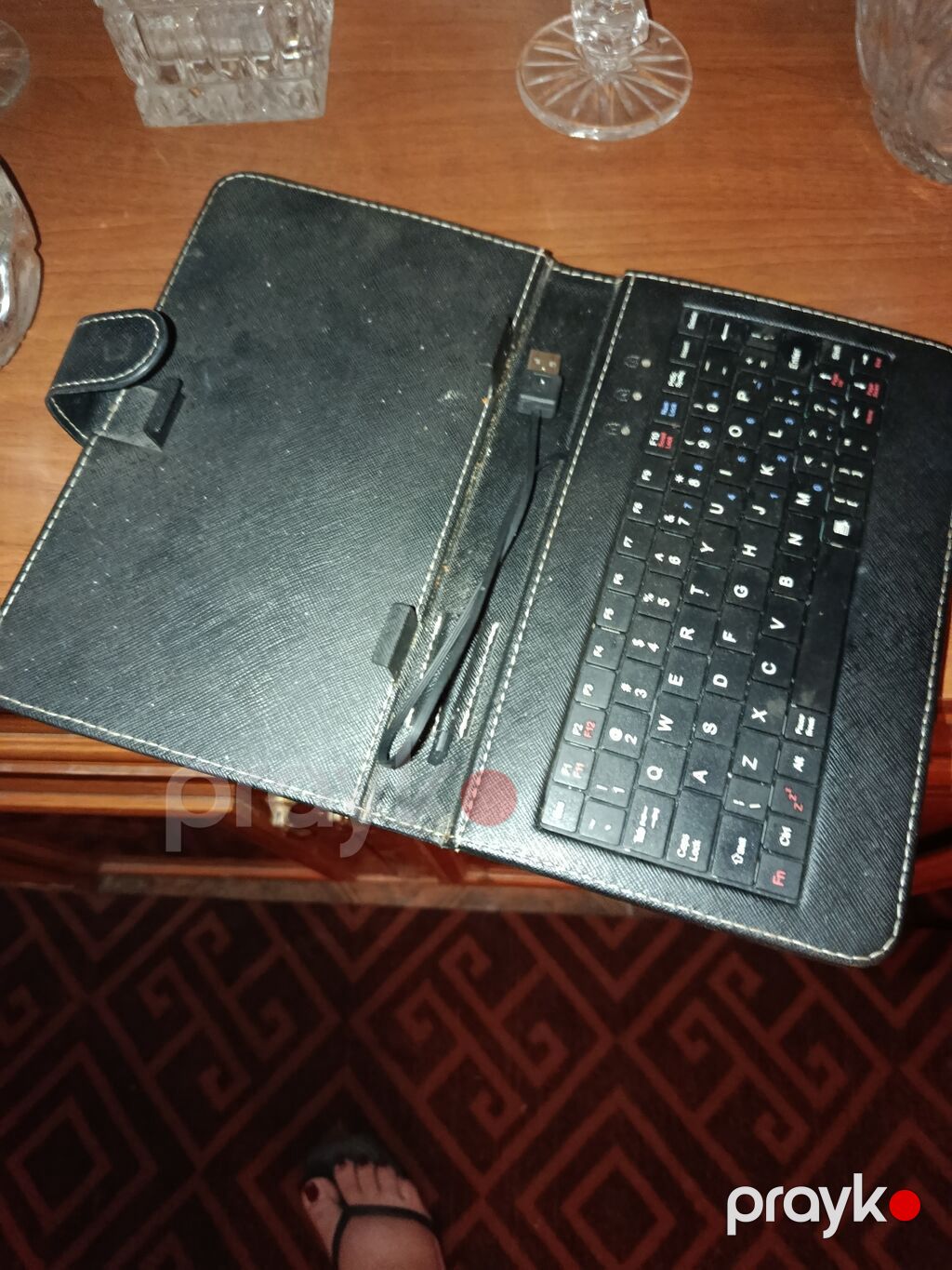 Mini klaviatura + planşet üçün örtük - USB ilə qoşulan mini — Planshet aksesuarları, Bakı (2)