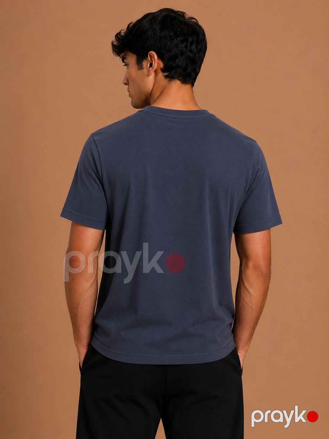 Kişilər üçün futbolka 2462801, göy, pambıq, ölçü M — Mallar, Bakı (2)