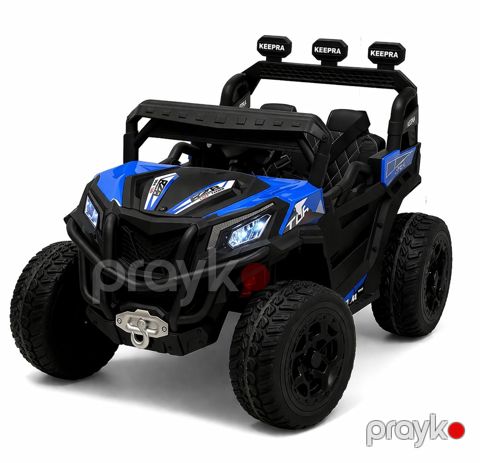 Uşaq elektrikli avtomobili TRUCK_AYKN301_RZR, 9 yaşa qədər, qara/göy — Bakı