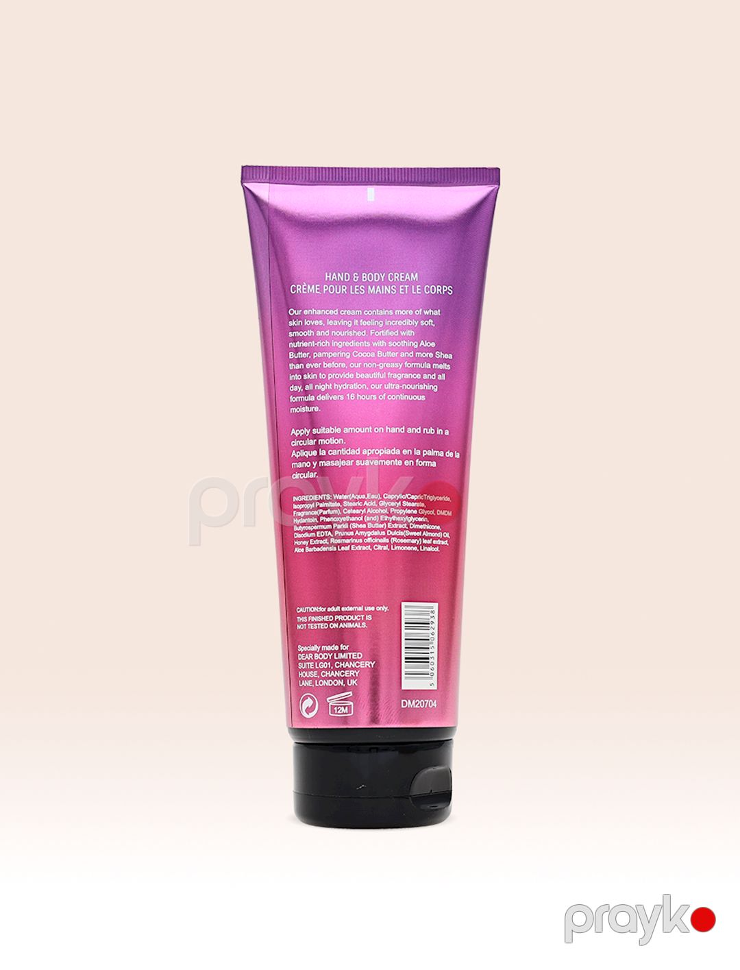 Əllər və bədən üçün krem Dear Body Rose Chiffon 266 ml — Mallar, Bakı (2)