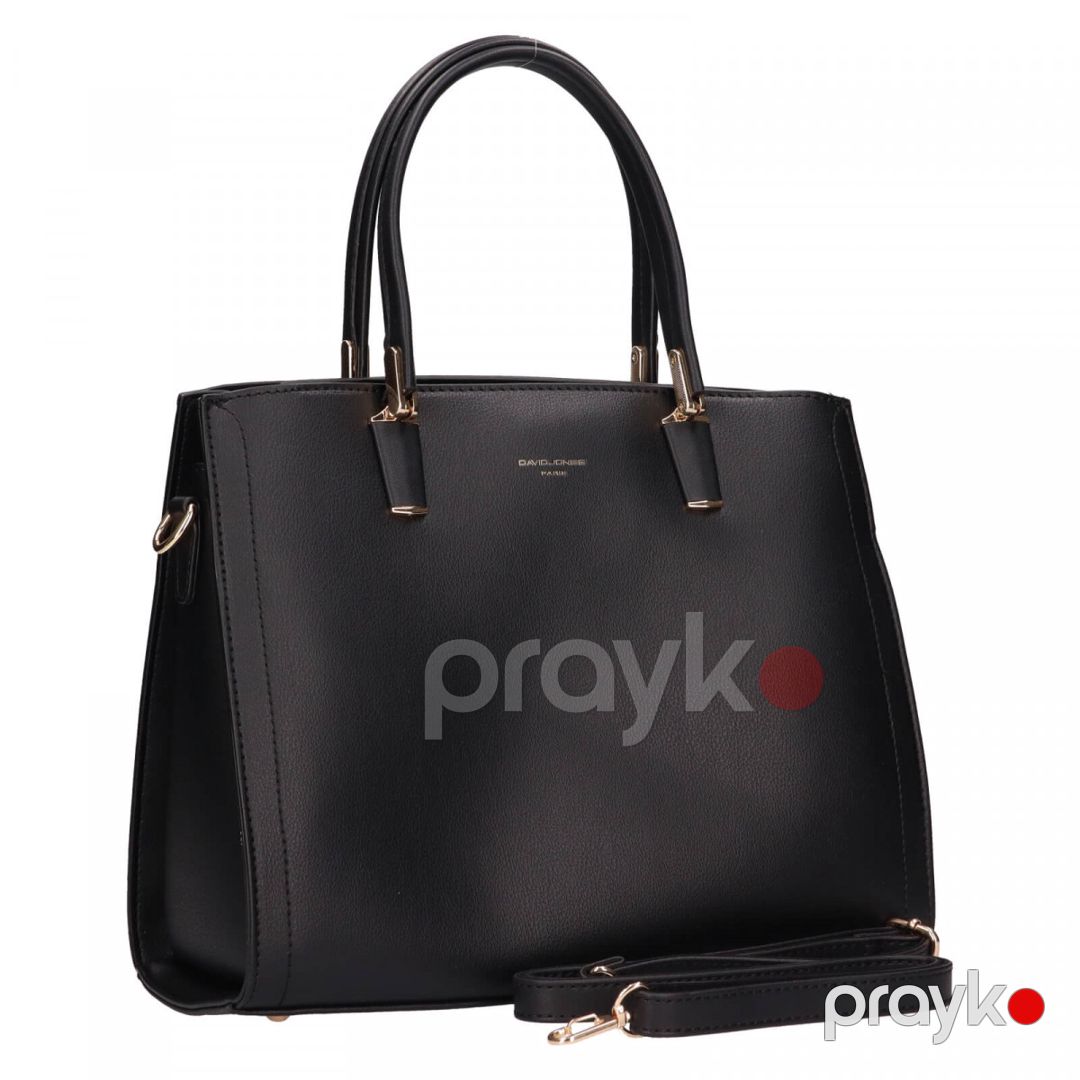 Çiyin çantası David Jones CM 6718-6, eko dəri, qara, 32x25 sm — Mallar, Bakı (2)