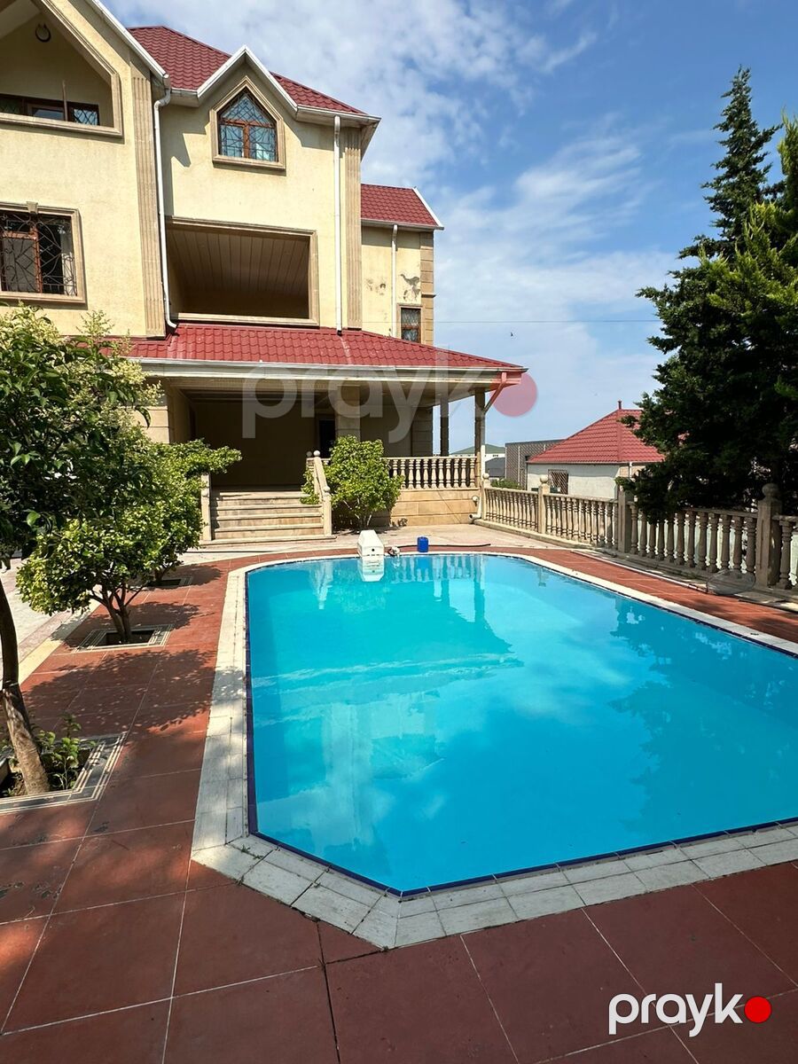 İcarəyə verilir 7 otaqlı həyət evi/bağ evi 450 m² — Ev, villa, Bakı (2)