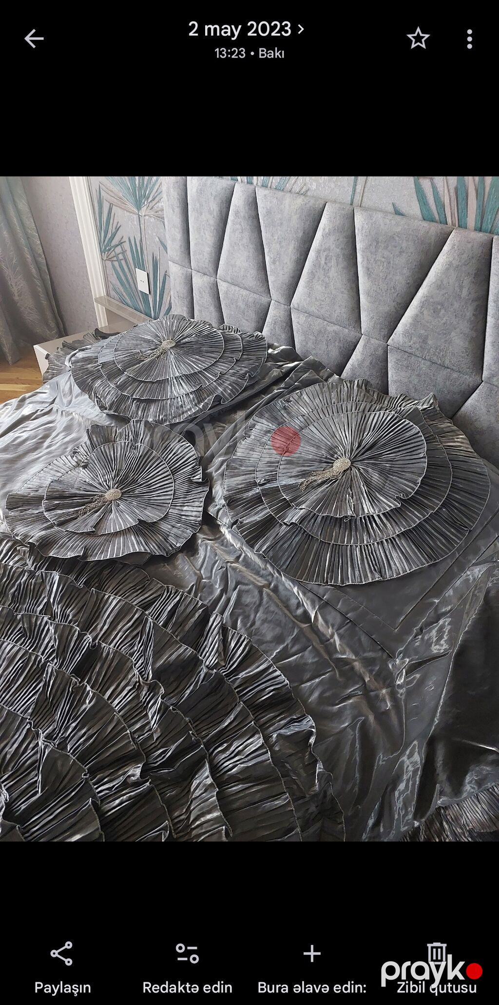 Kardelya Home Collection dəst – yataq örtüyü - Rəng: metalik — Örtüklər və çarşavlar, Digah (5)