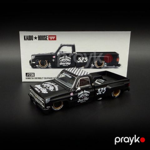 Kolleksiya avtomobili Mini GT Kaido GT Chevrolet Silverado Dually Hot Rod V1, 6+ yaş, Dəmir, 1 ədəd — Bakı