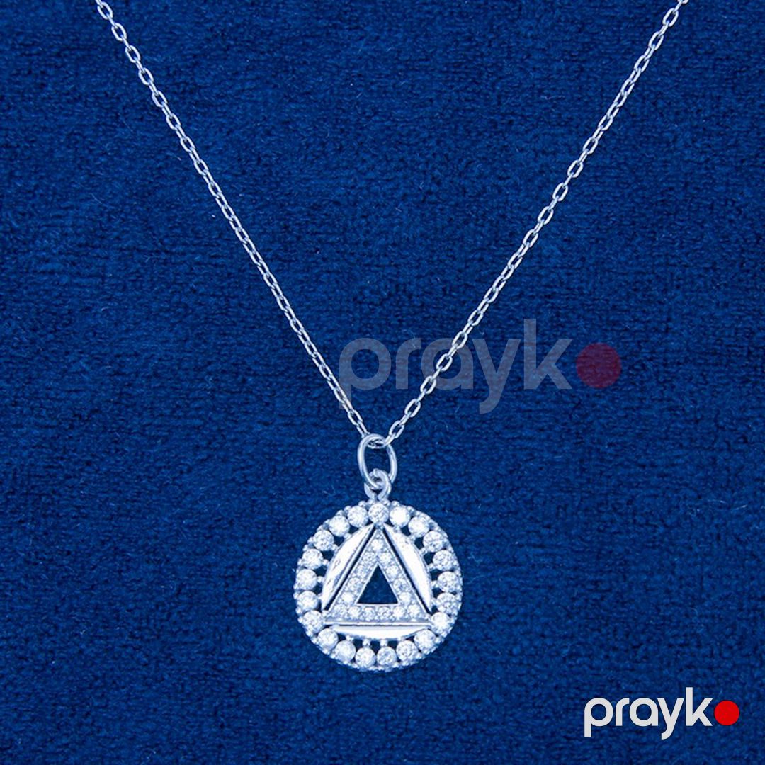 Asma ilə gümüş boyunbağı Azgold 146 — Mallar, Bakı (2)
