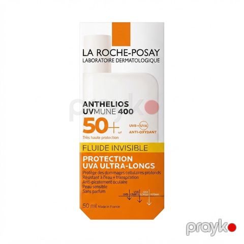 Günəşdən qoruyucu flüid No Brand Anthelios UVMune 400 Invisible SPF 50+, 50 ml — Bakı