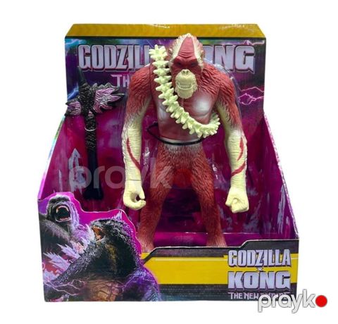 Hərəkətli fiqur Godzilla vs Kong 59-6, təhlükəsiz və dayanıqlı plastik, filmdən ilhamlanmış detallı dizayn, döyüş silahları və əlavə aksesuarlar, 3+ yaş - FR596 — Bakı