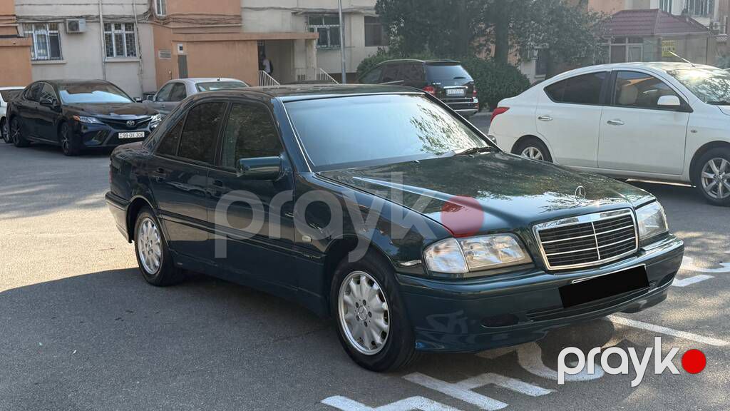 Mercedes C 200, 2.0 L, 1998 il, 308 300 km — Avtomobillər, Bakı (2)