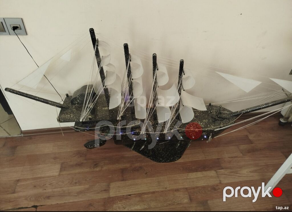 Gəmi modeli – dekorativ maket - Klassik yelkənli gəmi dizaynı — Modellar, Digah (2)