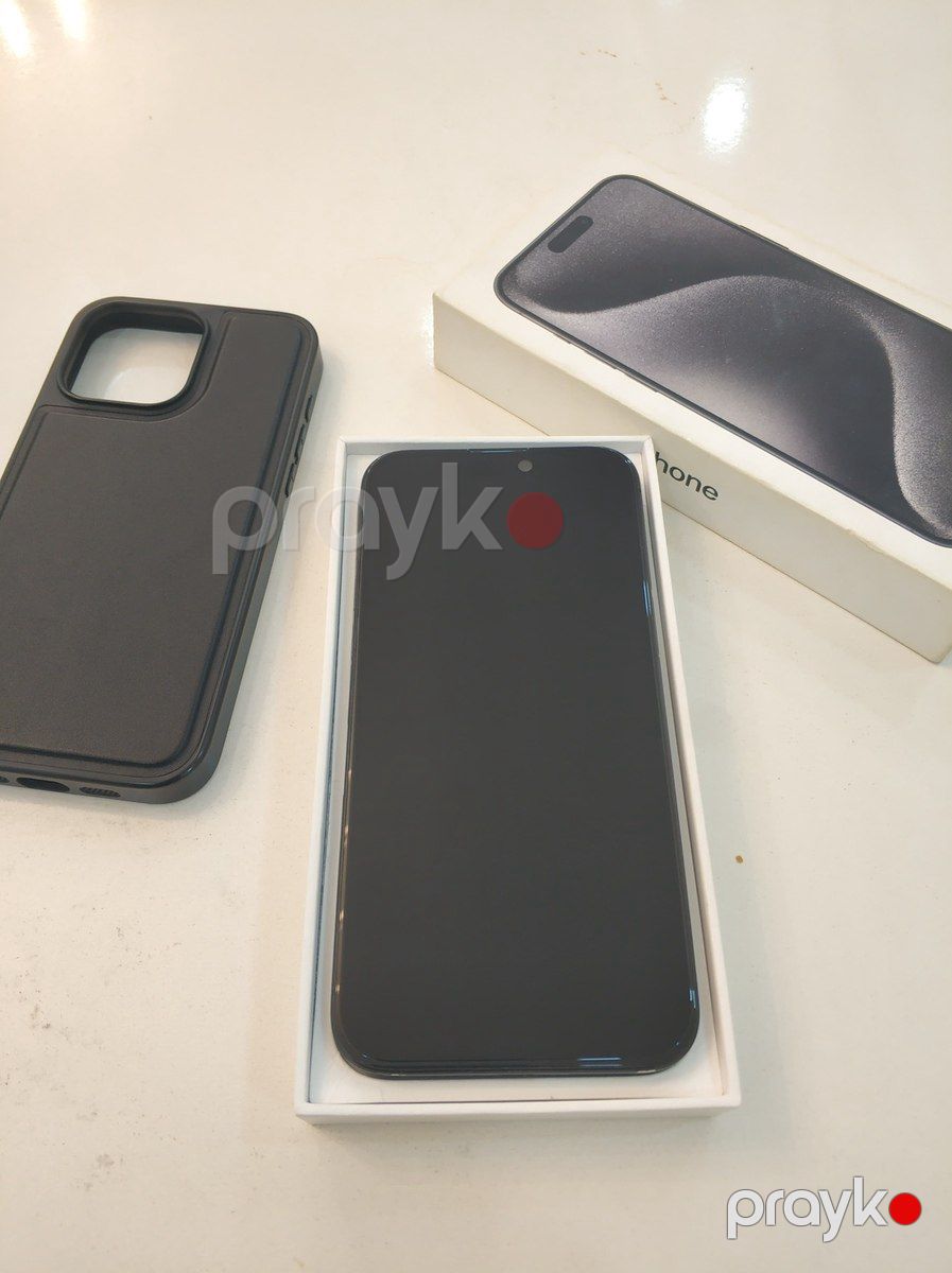 Apple iPhone 15 Pro Max Black Titanium 256GB/8GB — Smartfonlar, Gəncə (6)