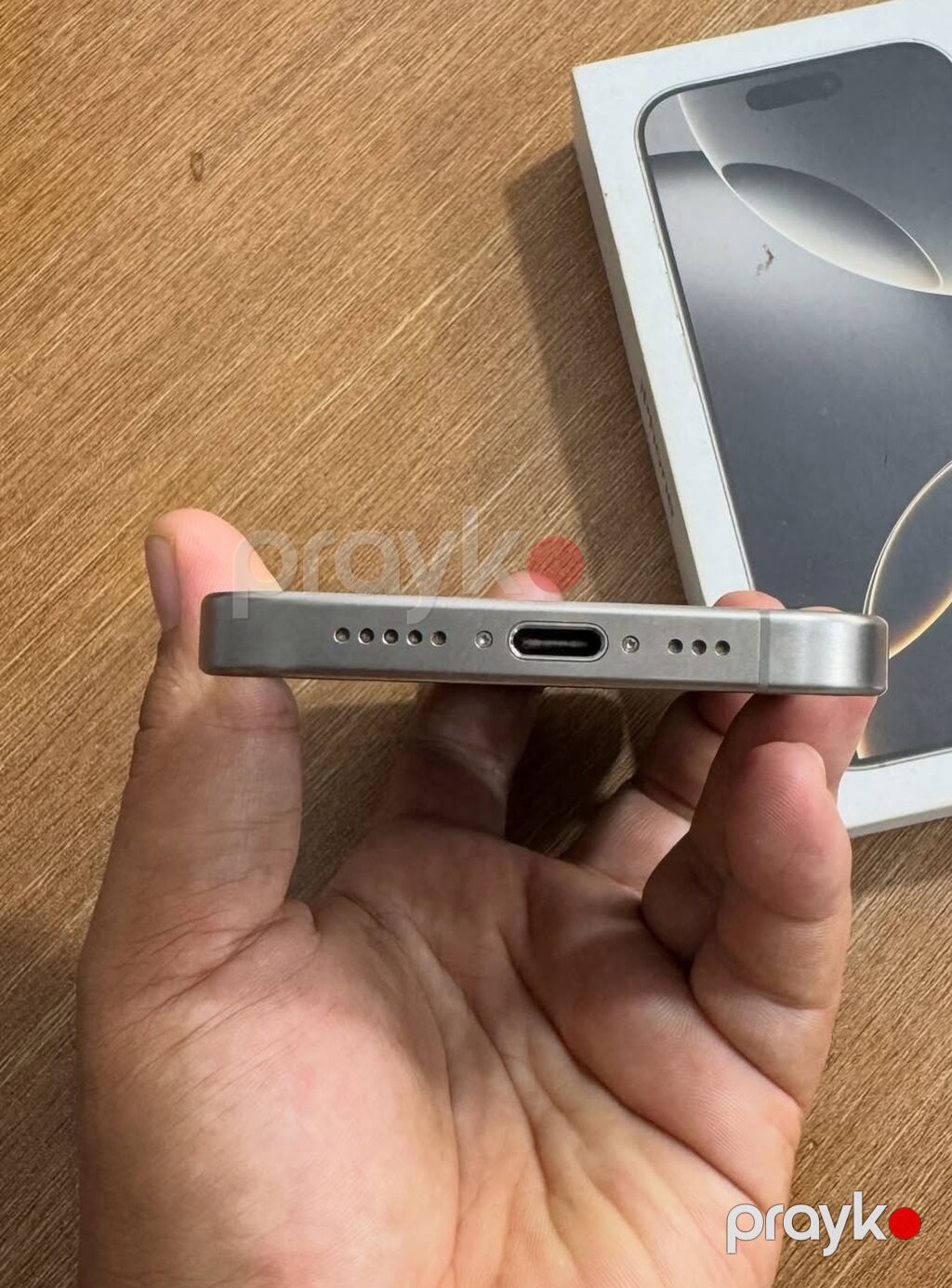 IPhone 15 Pro, 256 GB, Natural Titanium, Zəmanət, Simsiz şarj, Face ID — Apple iPhone, Digah (4)