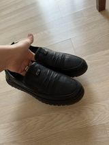 Qara kişi loaferləri - Model: Slip-on loafer - Rəng: Qara - Material — İkinci əl