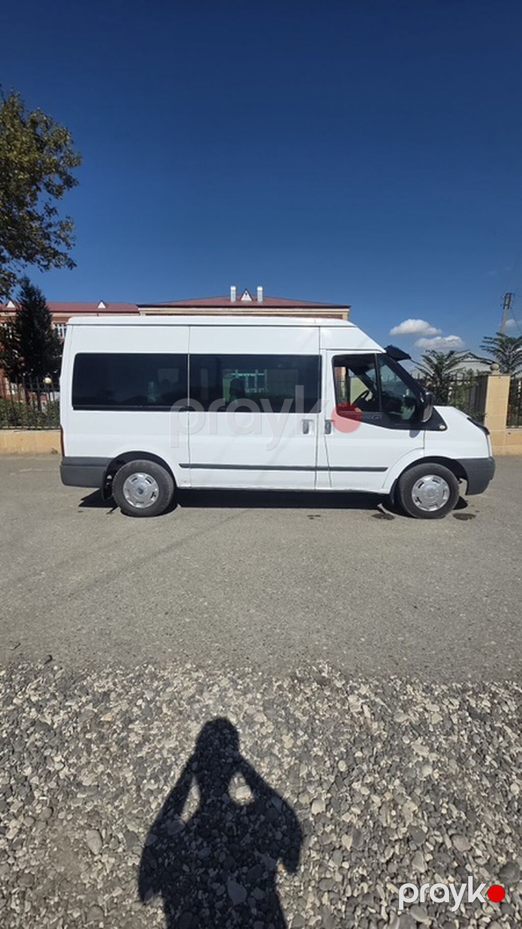 Ford Transit mikroavtobus - Kuzov: yüksək tavanlı, ağ rəng, arxa 50-ET-480 — Avtomobillər, Ağcabədi (8)