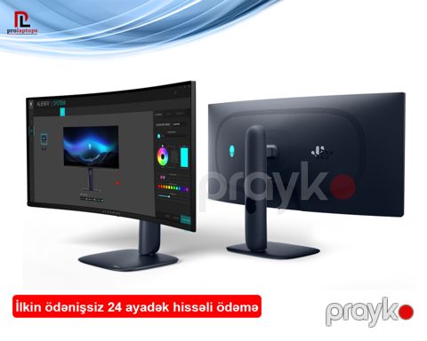 Curved Dell 34 Gaming Monitor - AW3425DW 210-BRTW — Bakı
