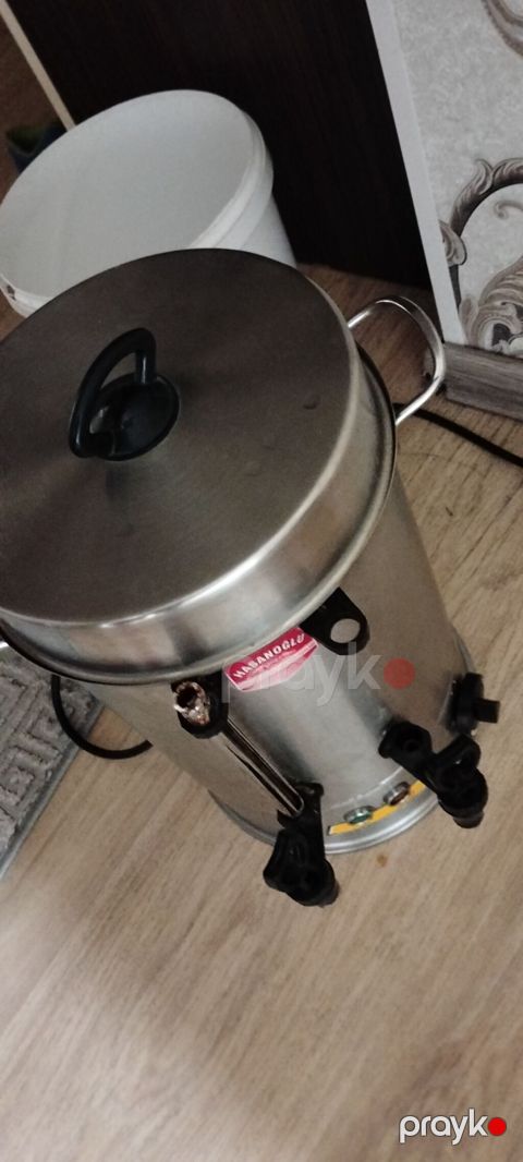 Sənaye tipli elektrikli çay/samovar qızdırıcısı – paslanmayan poladdan — Sumqayıt